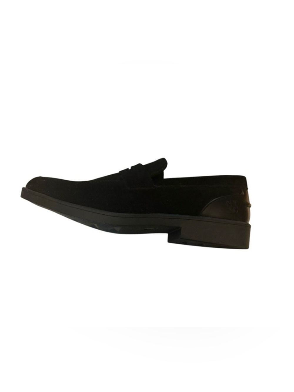 NY&C Jake Black Penny Loafers Mens 11‎ Suede Slip On Dress Shoes NIB - Picture 4 of 6